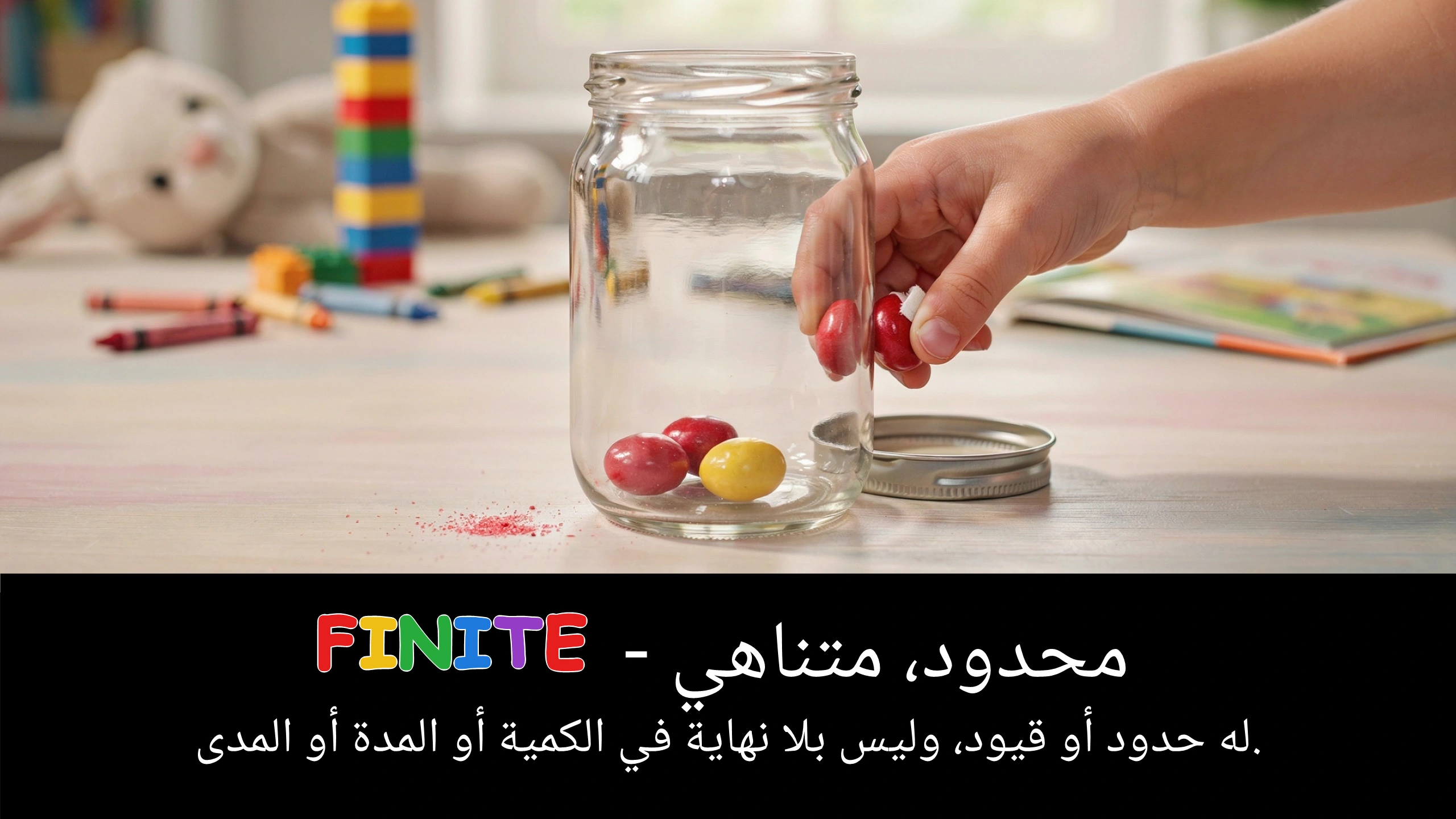 Arabic Illustration for finite
